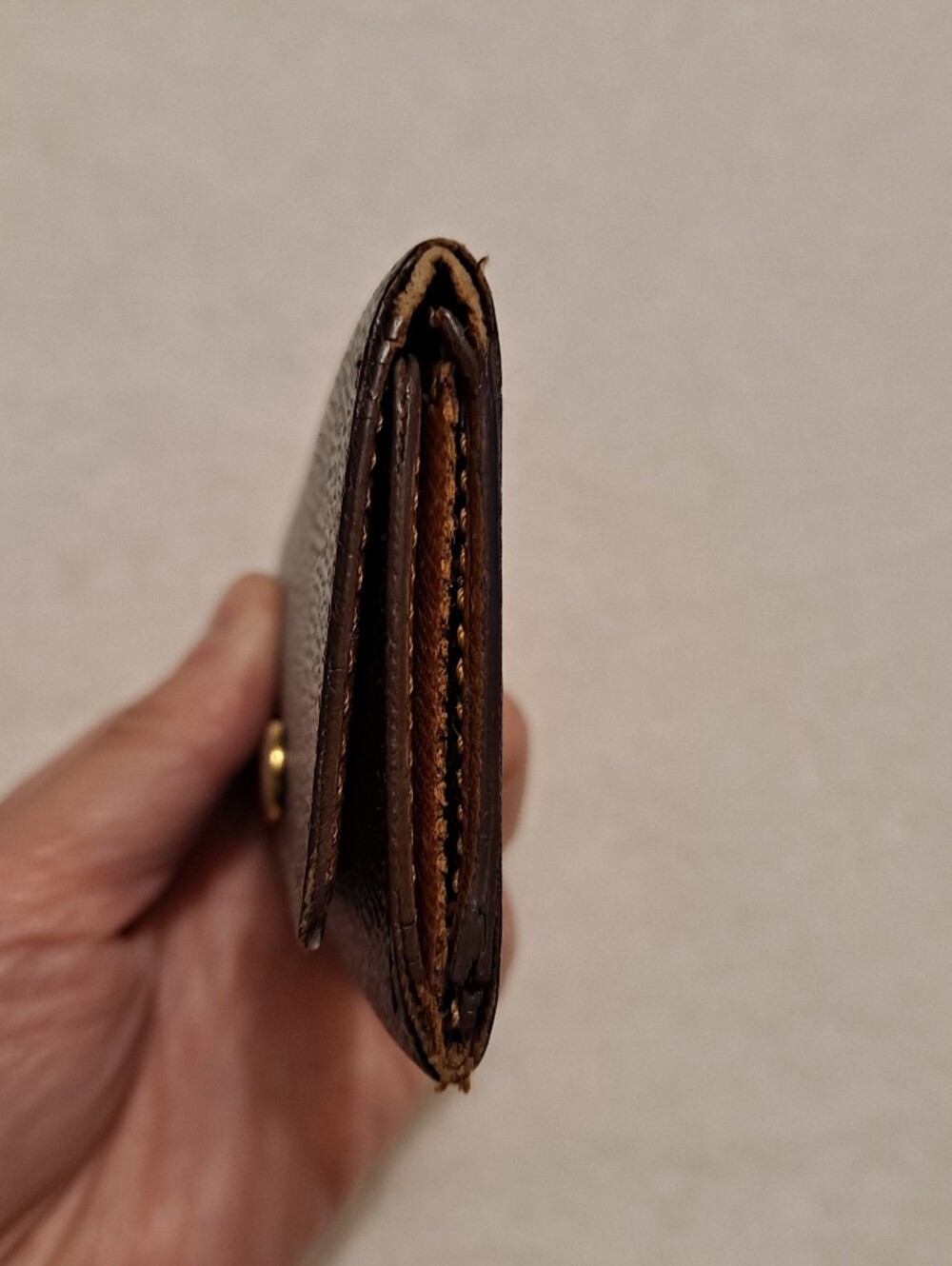 Vintage Louis Vuitton Brown Monogram Key Holder Wallet WELL LOVED - Picture 4 of 10